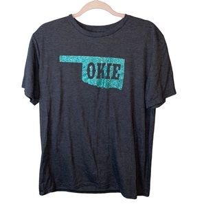 Gray Okie Short Sleeve Tee Shirt